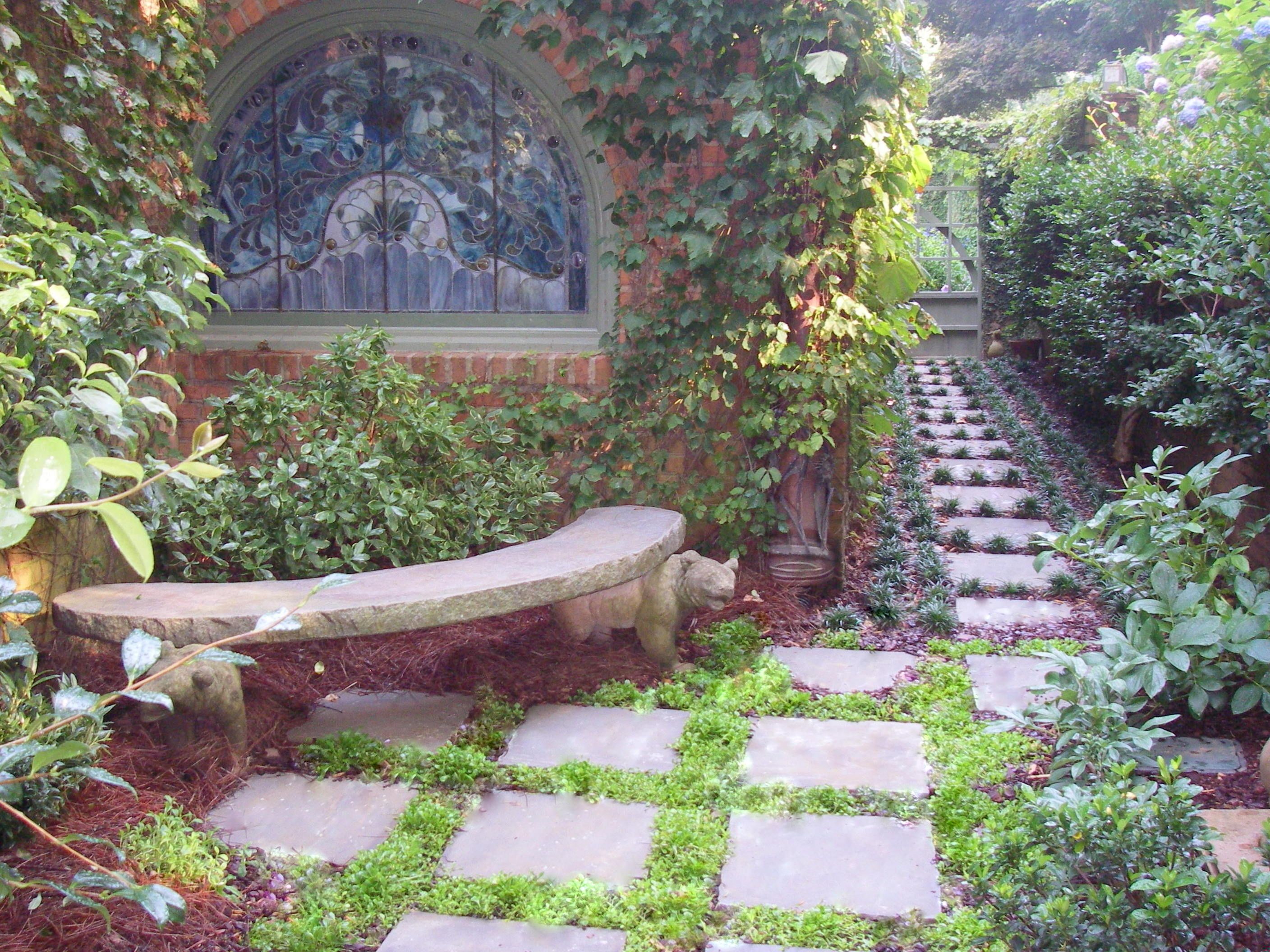 mediation garden sanctuary outdoor haven paths